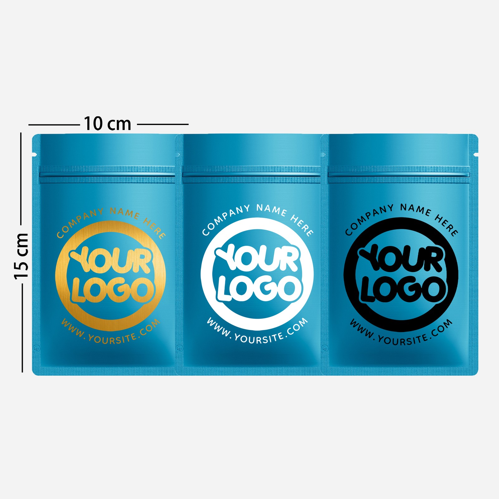 3.5g Custom Print Pouch Foil Mylar Zip Seal Smell Proof Resealable Matte 4 x 6″