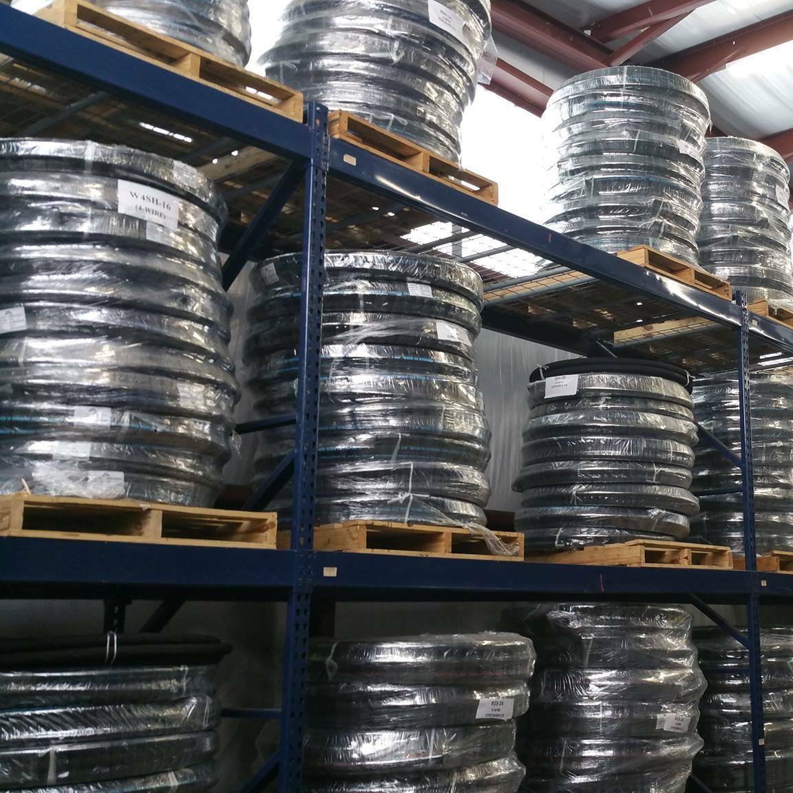 ** NEW 50ft R2-08 1/2″ SAE 100 R2 AT 2 WIRE HYDRAULIC HOSE FREE SHIPPING**