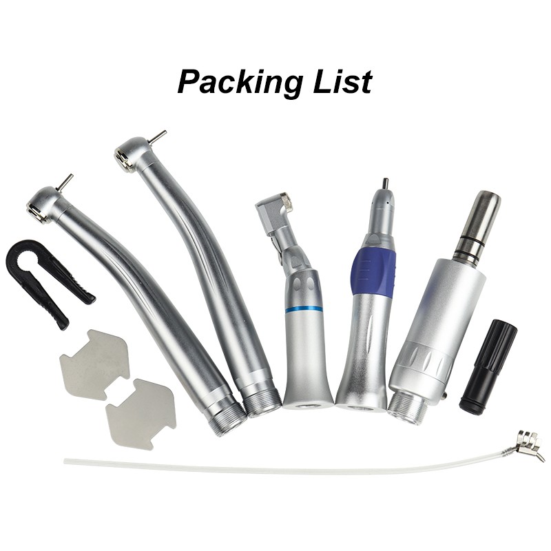 Dental High & Low Speed LED Handpiece Straight Contra Angle Polishing Tools