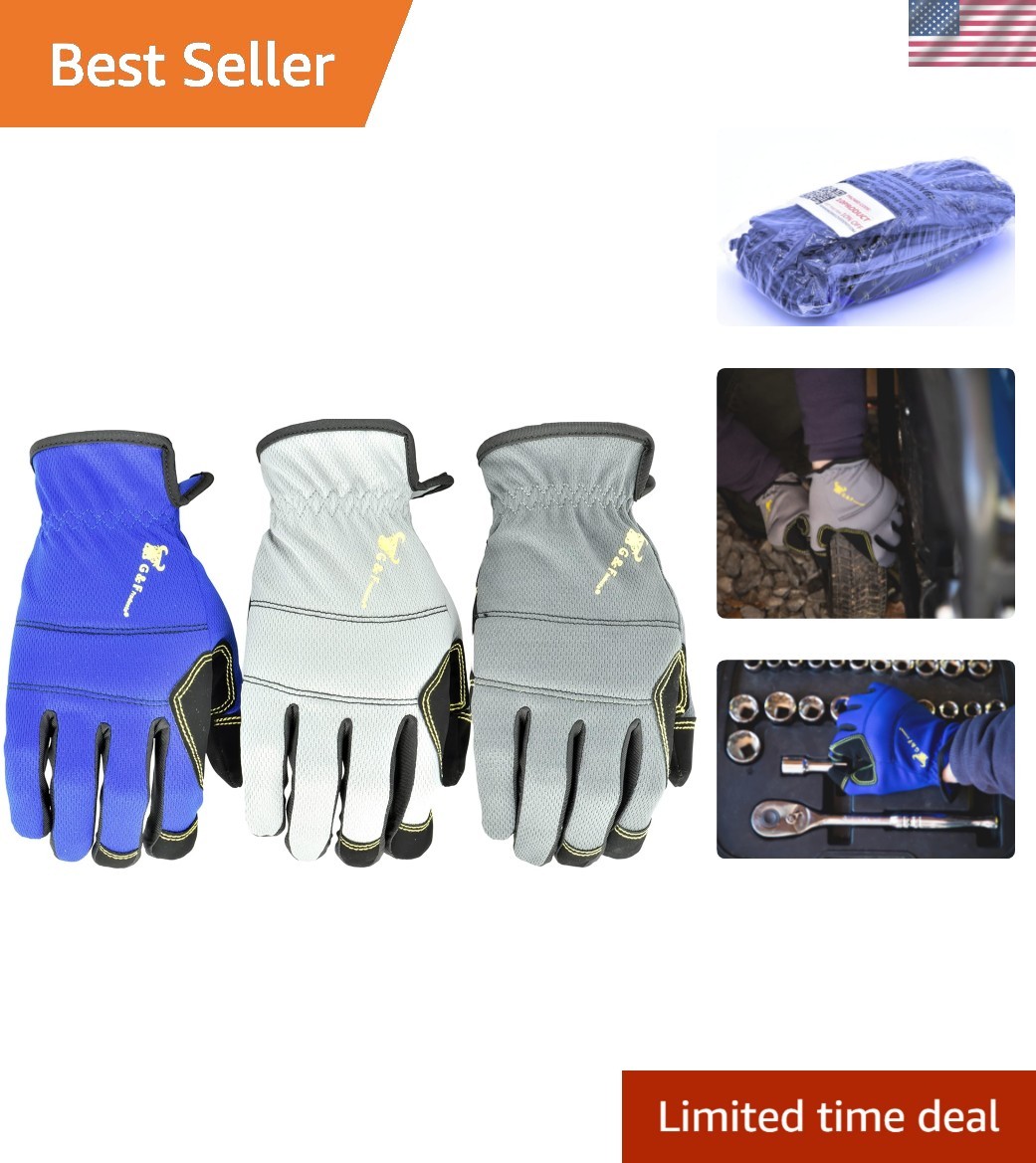 unisex adult All Purpose Utility Work Gloves High Performance Mechanics Glove…