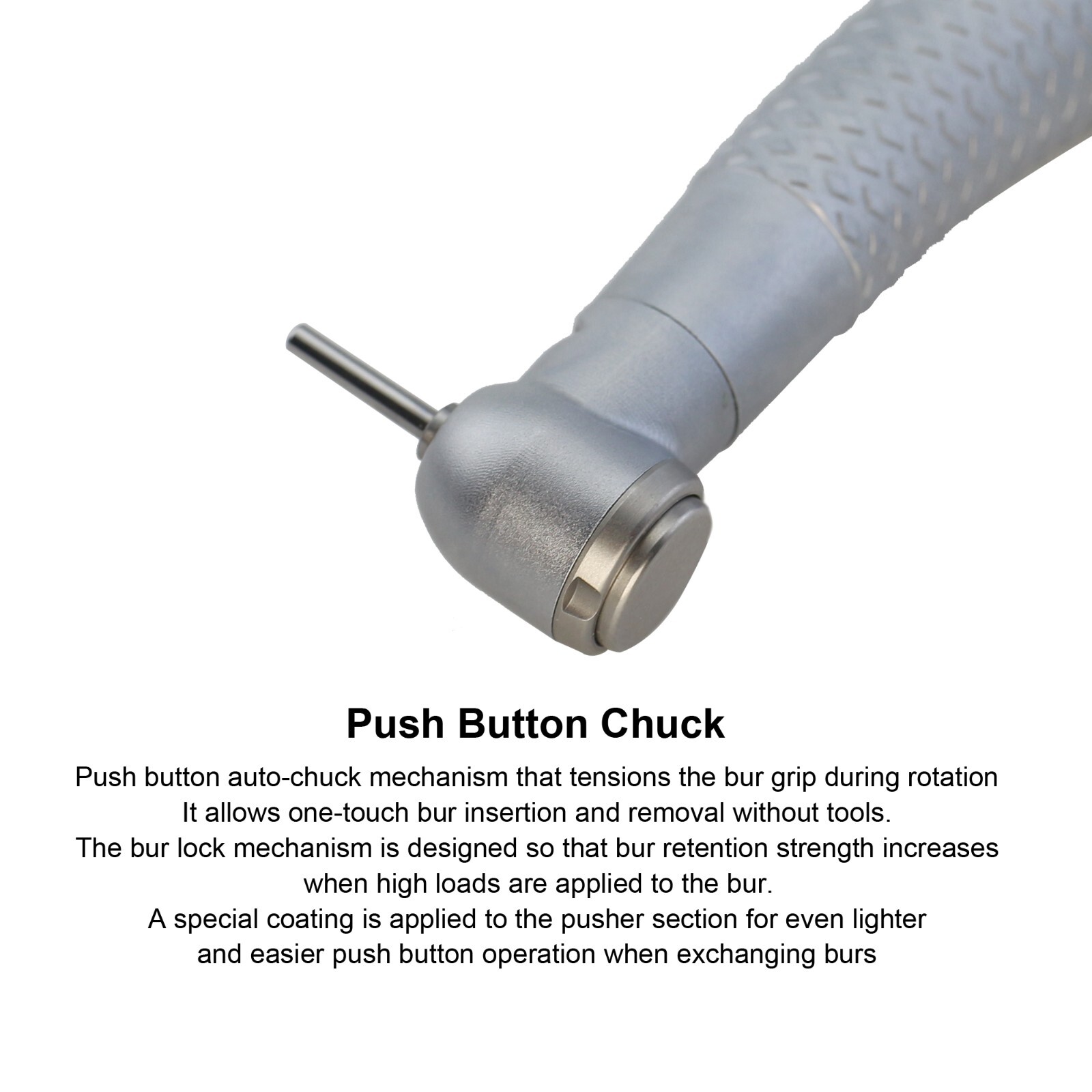 Dental Mini Small Head High Speed Handpiece LED Self Power Air Turbine NSK QD-J