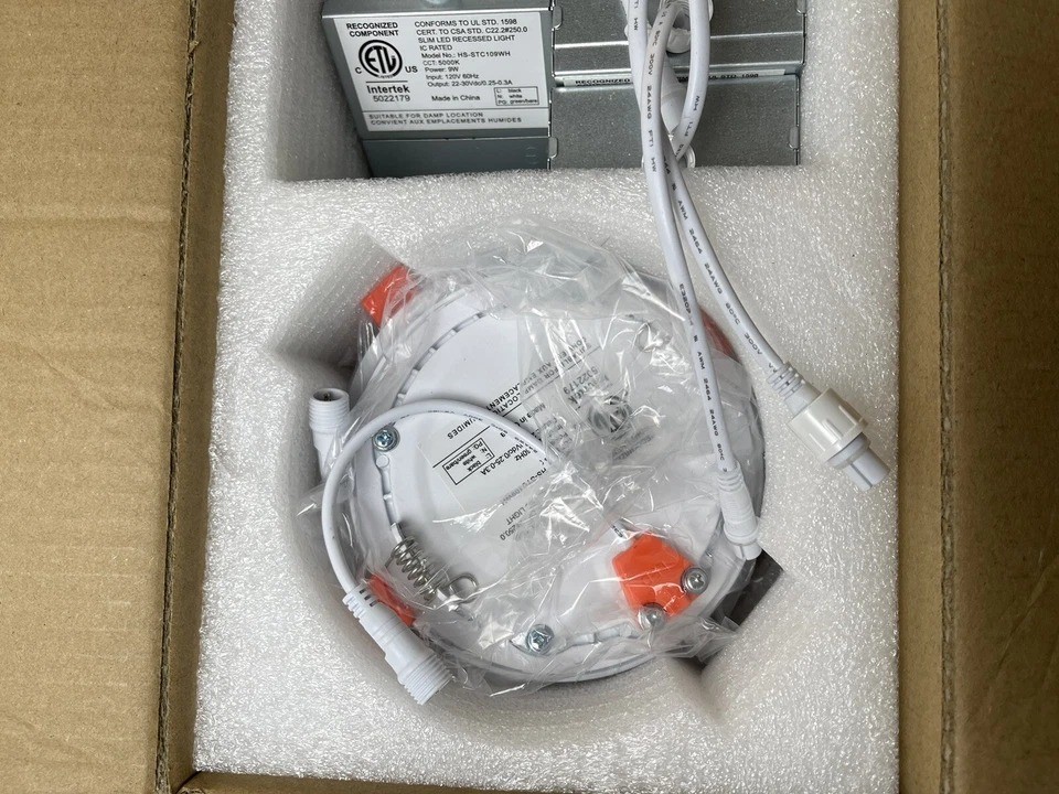 MAXAX 6 PACK – 4 Inch 5CCT LED Recessed Lighting 9W 2700/3000/3500/4000/5000K