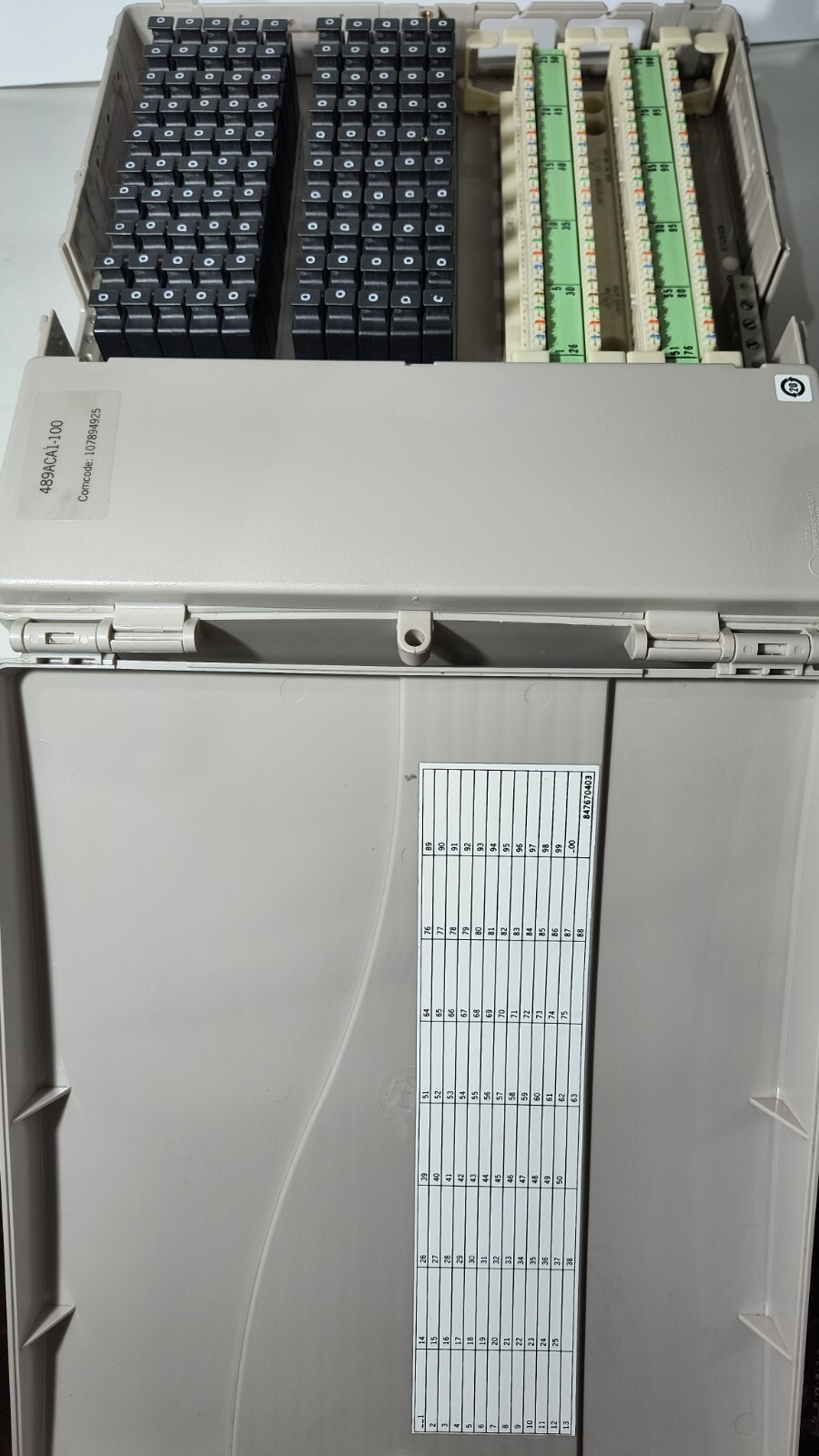 COMMSCOPE INDOOR BEP 489ACA1-100 BUILDING ENTRANCE SURGE PROTECTOR