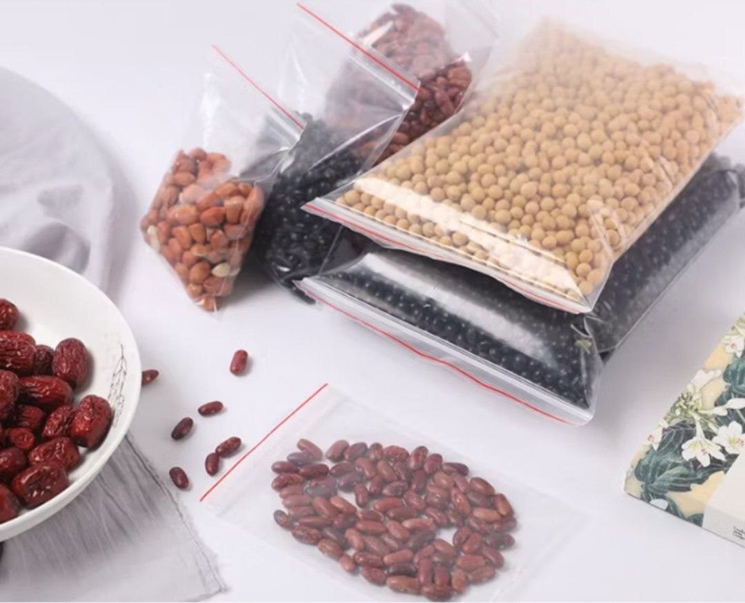 GRIP SEAL BAGS SELF RESEALABLE CLEAR POLYTHENE POLY PLASTIC ZIP LOCK BAGGIES