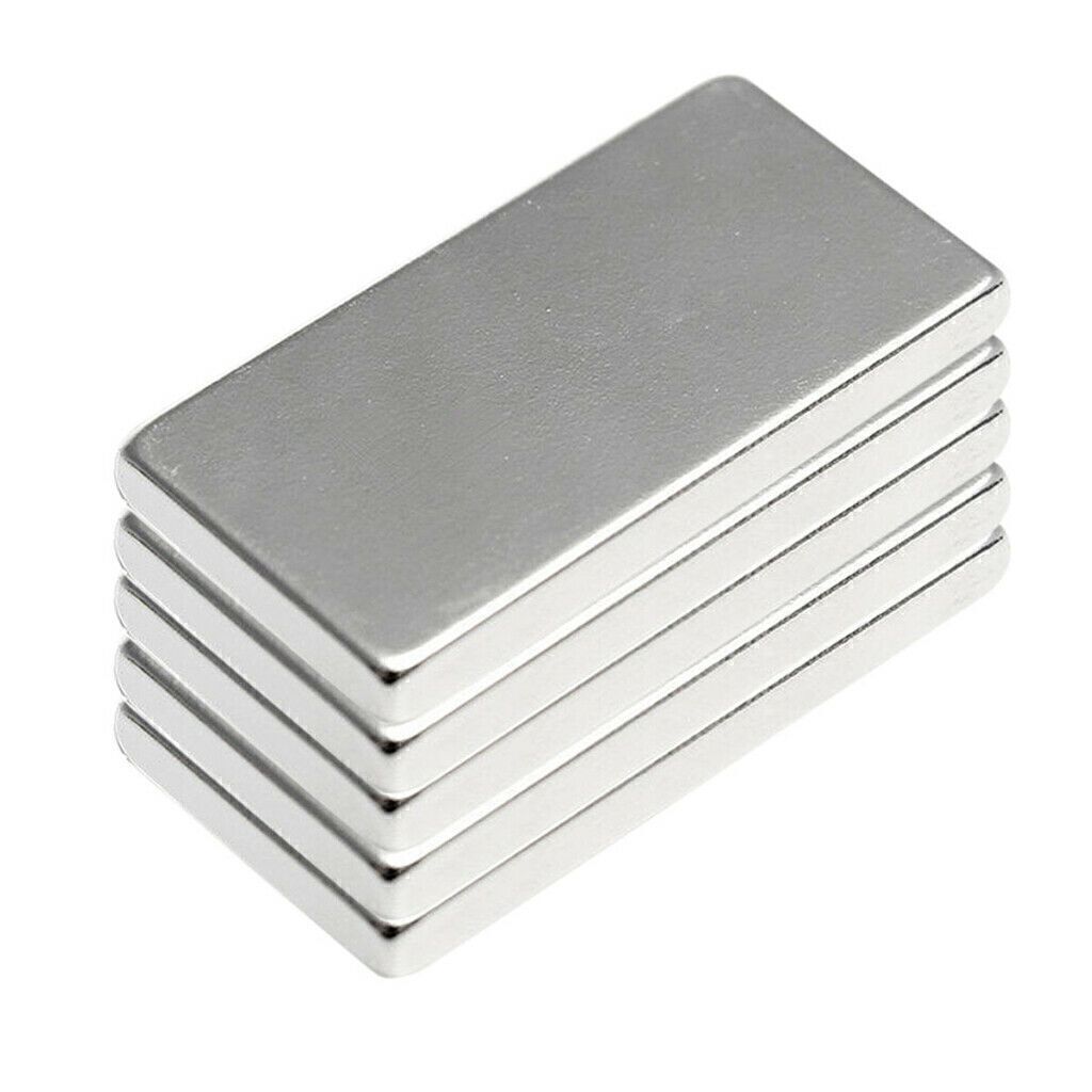 50X Large Neodymium N52 Block Magnet Super Strong Rare Earth Rectangle 20x10x2mm