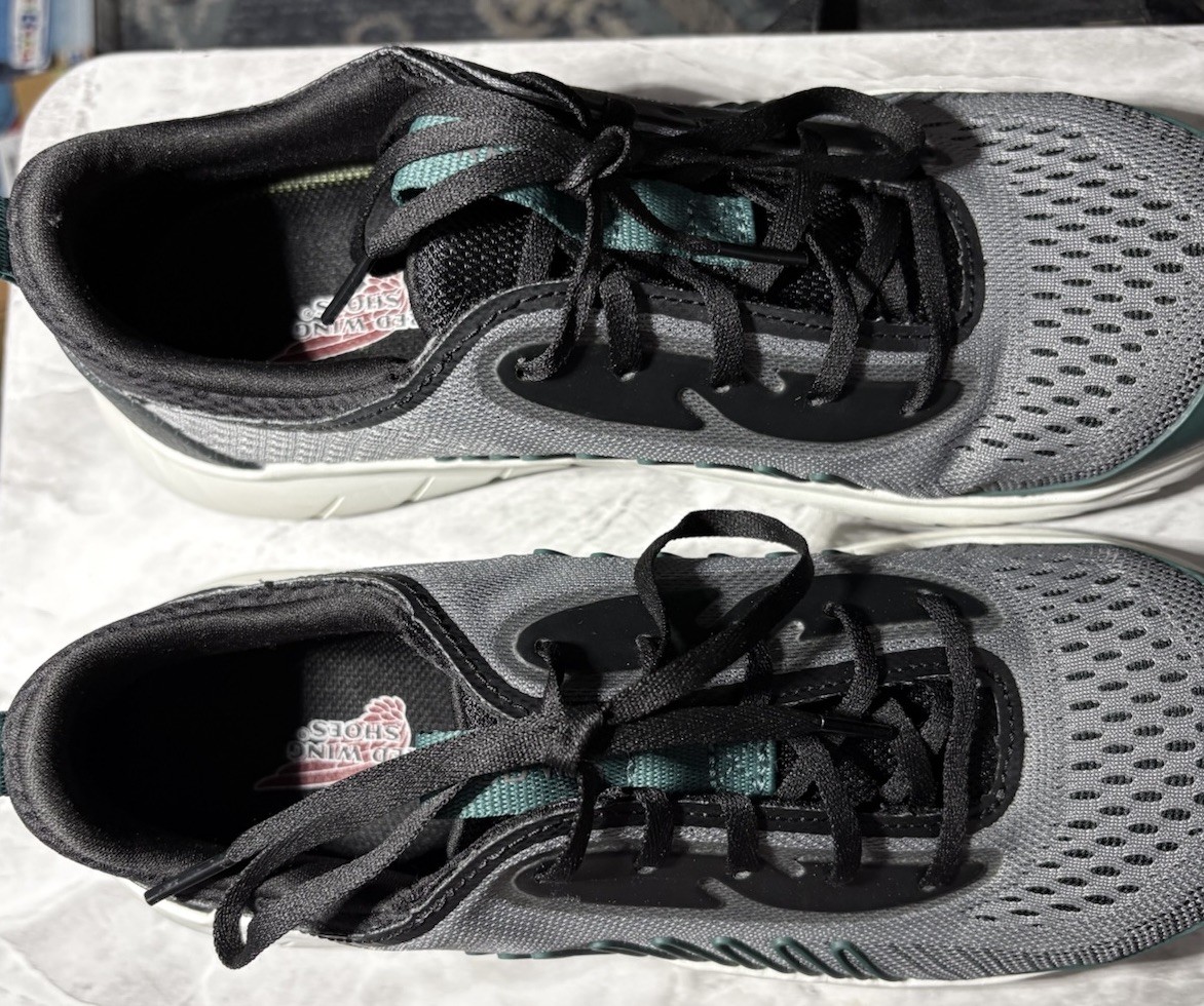 Red Wing Ecolite Safety Aluminum Toe Athletic Work Shoe, Ladies Size 9