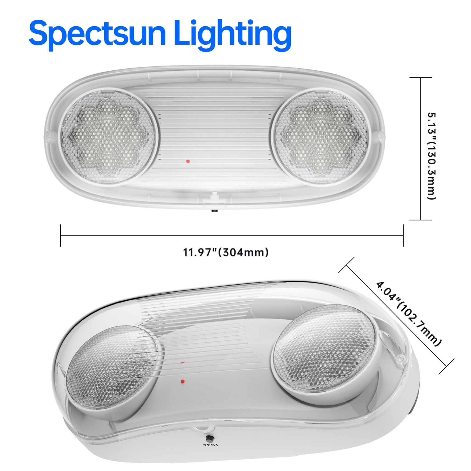 UL Listed-1 Pack outdoor emergency lights with wet location exit Light for Home