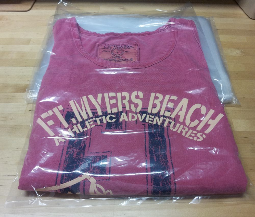 12 x 15 Clear Poly T Shirt Plastic Bags 2″ Flap 10 25 50 100 200 300 Packaging