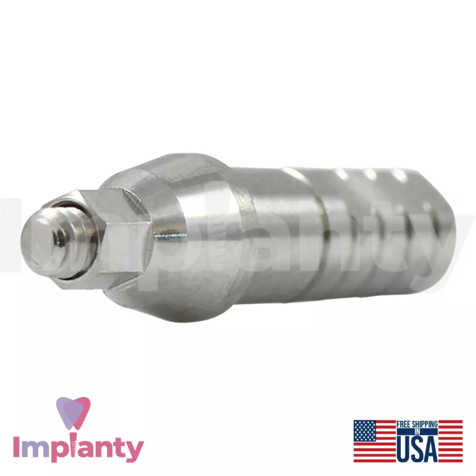 GDT Straight Shoulder Dental Prosthetic Ø3mm Slim Platform Int Hex 2.0mm