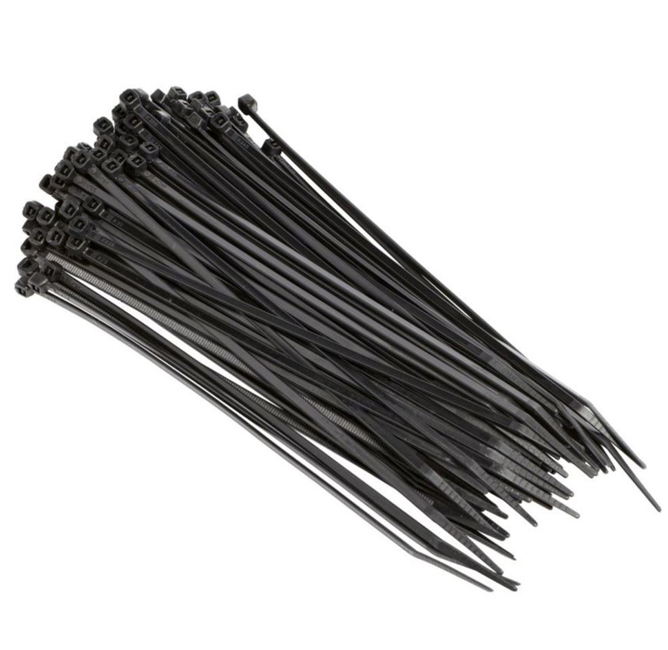 1000 PCS 4″ Black Cable Wire Tie 18 Lbs Zip Nylon SALE Secure Fastening Tool