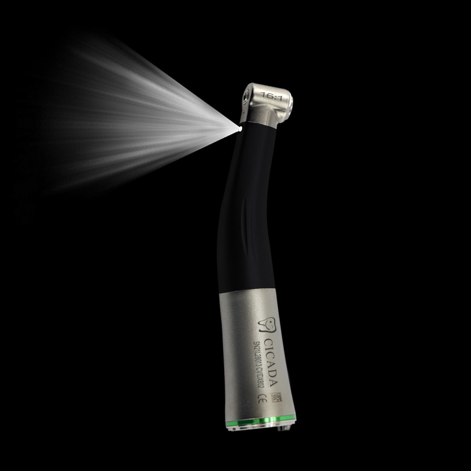 CICADA Dental 16:1 LED Fiber Optic Handpiecefor Electric Motor
