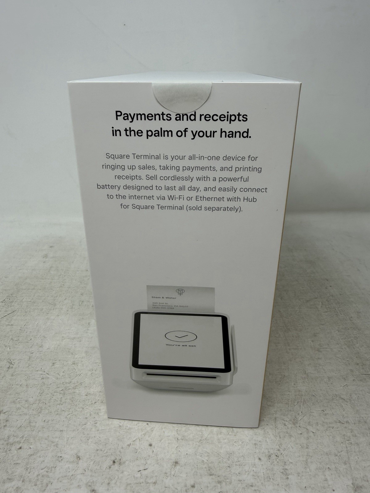 ?Sealed? Square Terminal – Credit Card Machine | Mobile POS SPD2-01