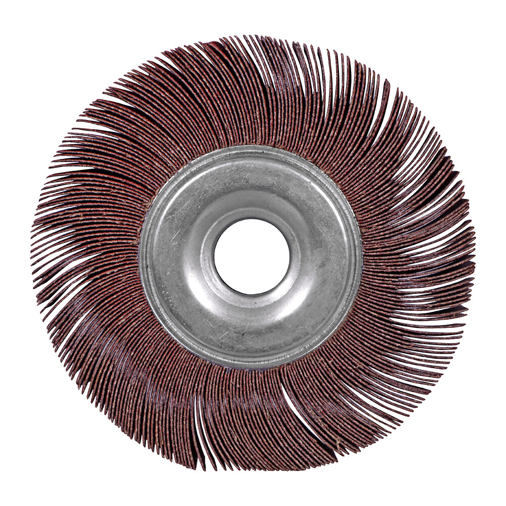 6″ x 1″ x 1″ Inch 80 Grit Bench Pedestal Grinder Premium Unmounted Flap Wheel