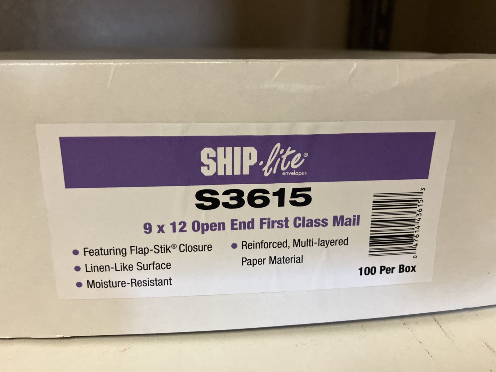 Quality Park Ship-Lite Redi Flap Mailer 1st Class 9 x 12 Envelope 100ct S3615