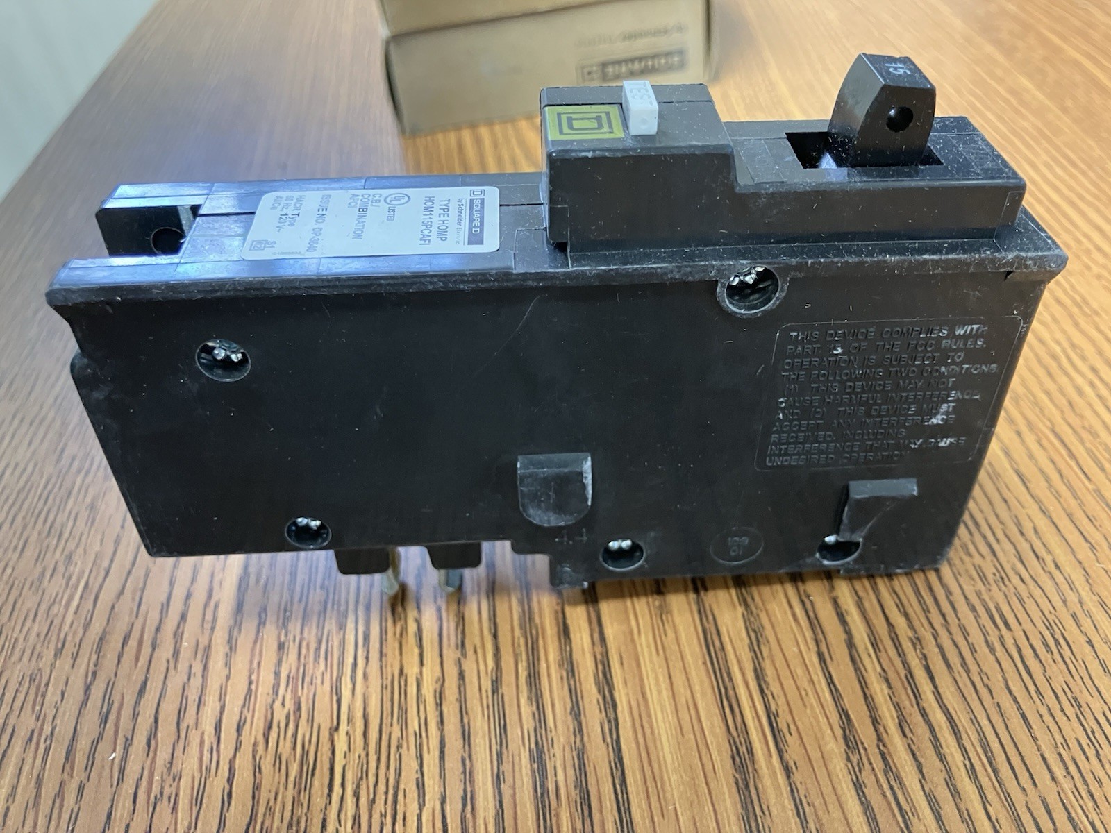 Square D HOM115PCAFI 1 P 15 A 120v Arc Fault New In Box Lot of (3)