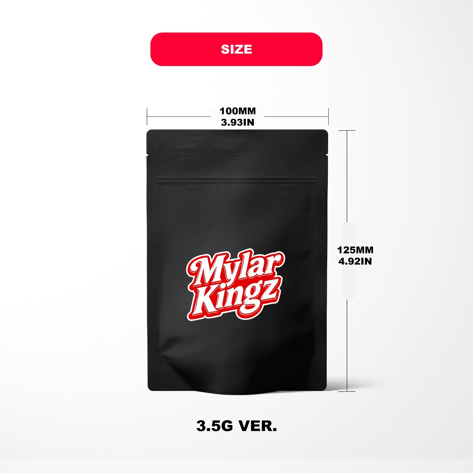 Mylar3.5 bags 10 OR MORE RANDOM DESIGNS 3.5gram 100PCS/PACK ZIPLOCK SMELL-PROOF