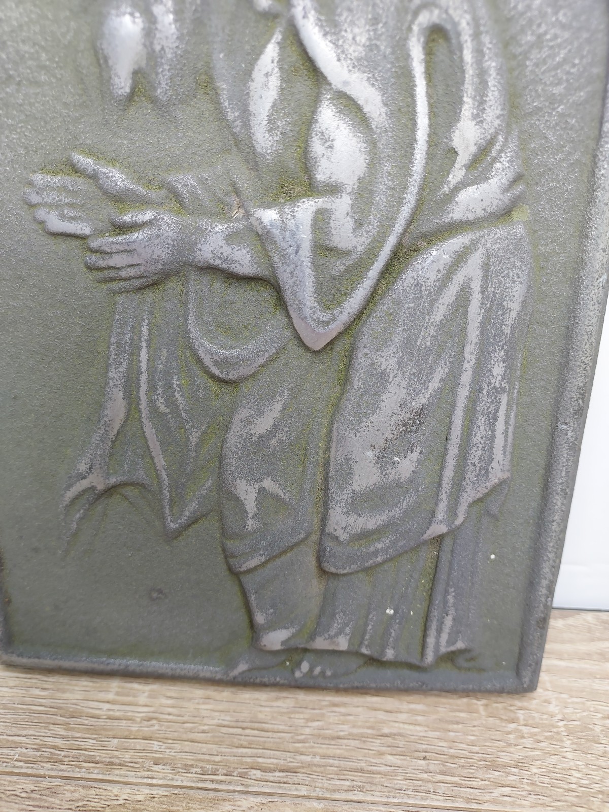 Vtg Alcoa Aluminum Company of America Sample Casting Prophet Jeremiah Relief