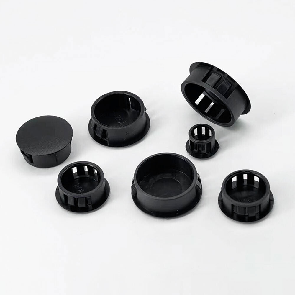 Multicolor Plastic Nylon Round Snap-on Hole Plugs Blanking End Caps Dia 5mm-60mm