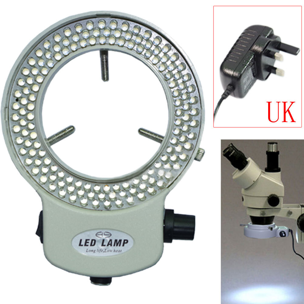 144LED Adjustable Ring Light Lamp Illuminator for Microscope 17