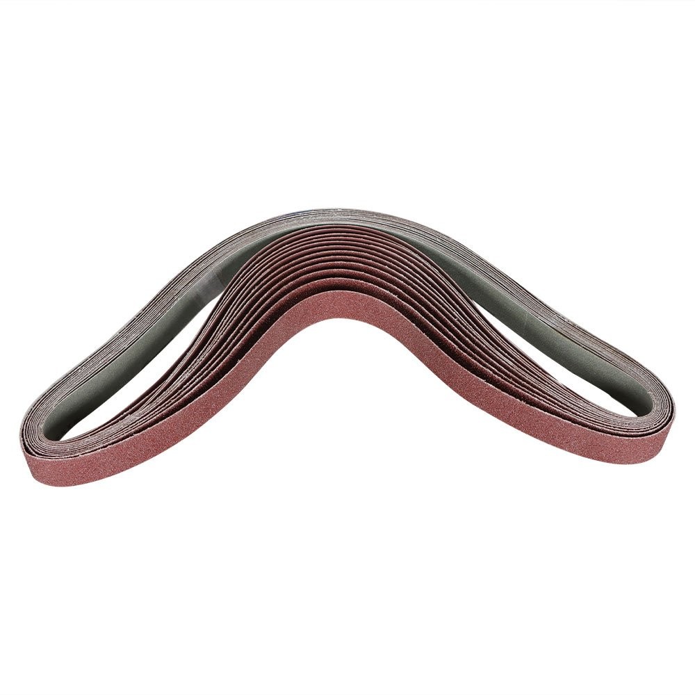 60 80 120 150 240 400 Grit Belt Sander 12 Pack 1″ x 42″ Sanding Belts
