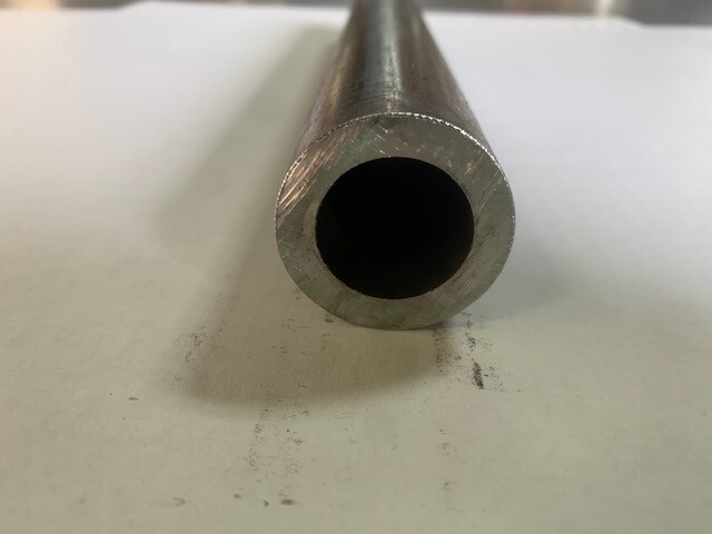 1.5″ OD x 1/4″ Wall DOM Seamless Round Tube x 12″ Long, Mild Steel Tubing