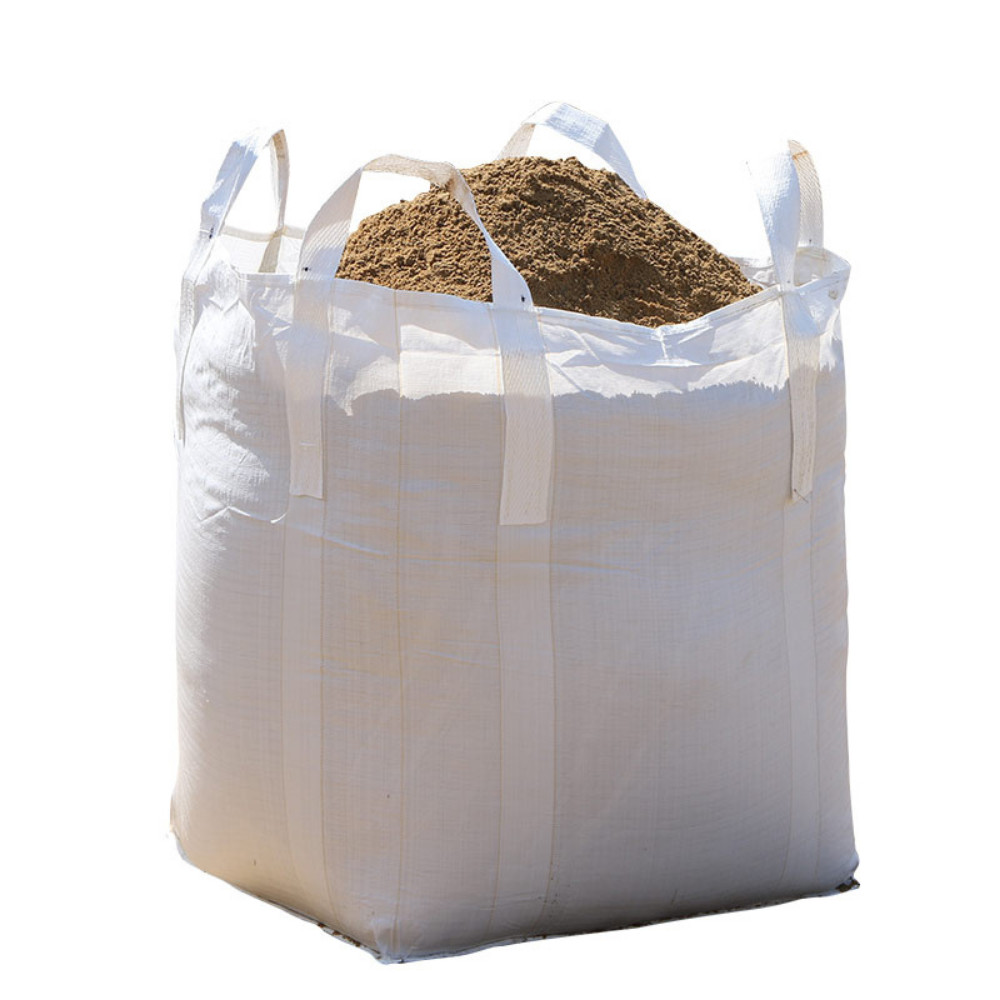 Heavy Duty FIBC Bulk Bag 2200 Lbs, Open Top Flat Bottom, Super Sack