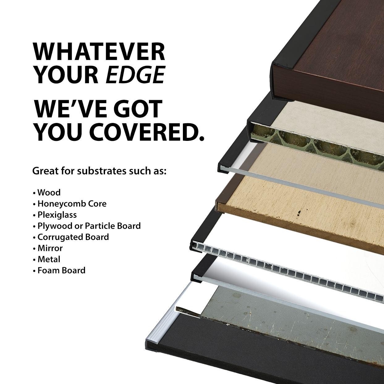 Outwater Mill Finish 1/2″ Alum U-Channel/C-Channel – Size Options