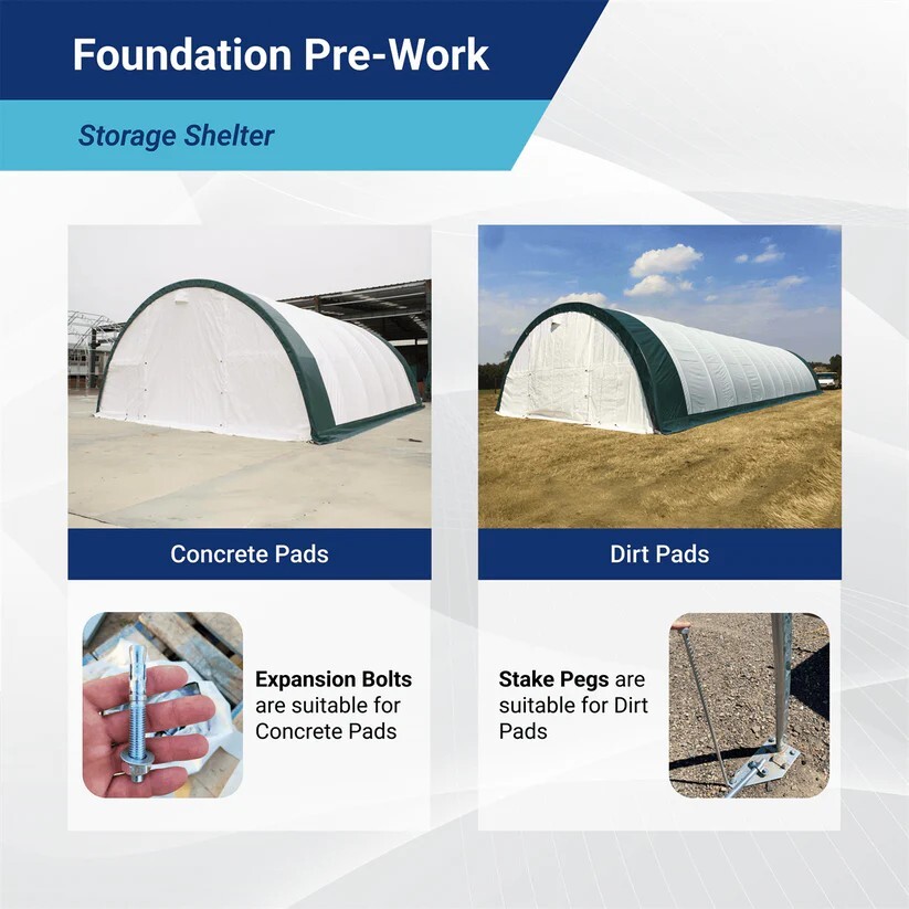 30’x40’x15′ Single Truss Arch Storage Shelter| 15OZ PVC Canvas W/Man Door