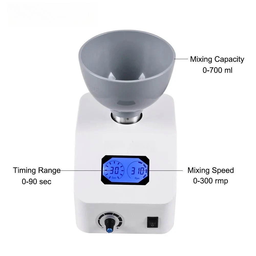 ALGINATE DENTAL MIXER LAB IMPRESSION MATERIAL 110V or 220V ds