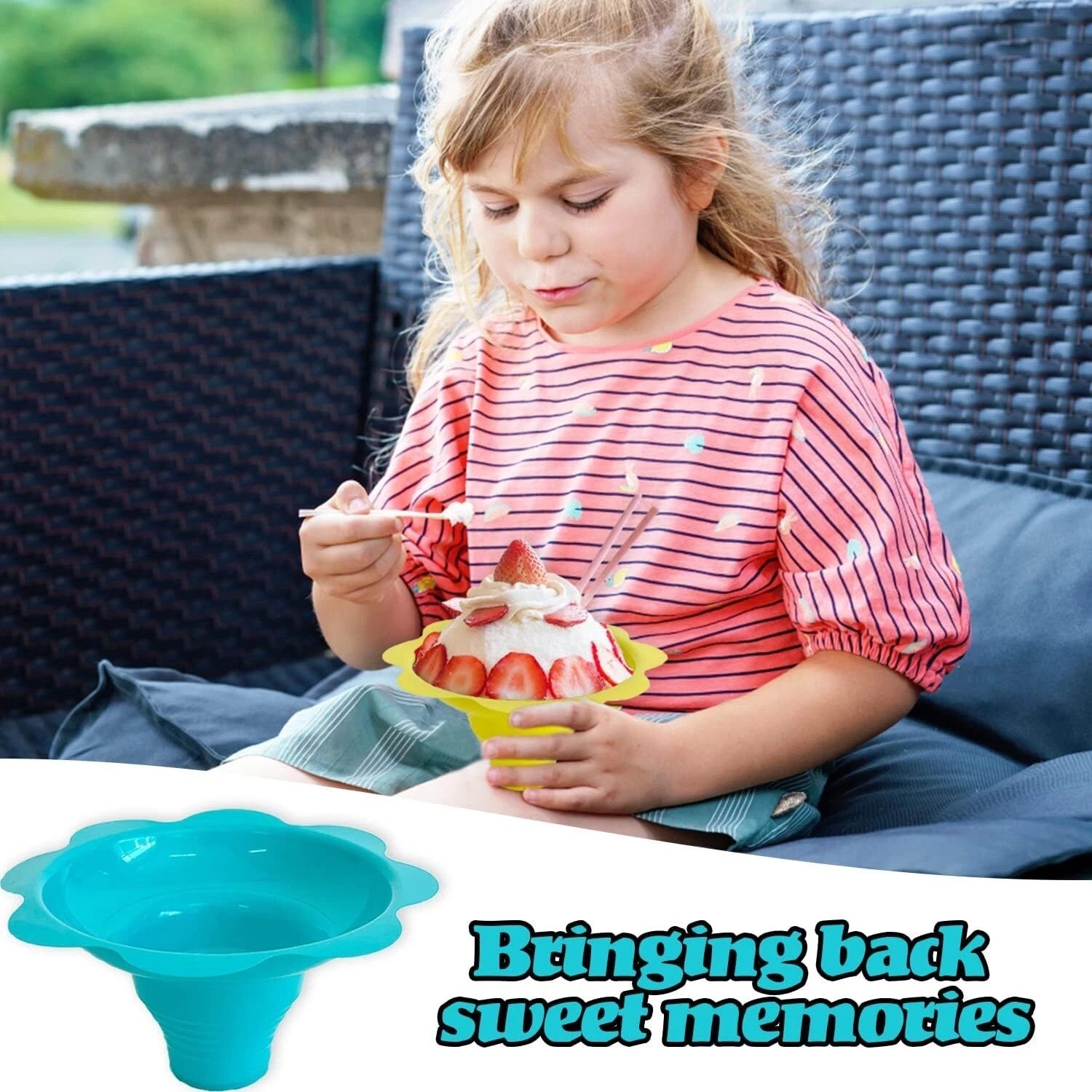 100 PCS Snow Cone Cups Flower Shaped Shaved Ice Cups4 OZ Plastic Snow Cone Bowls