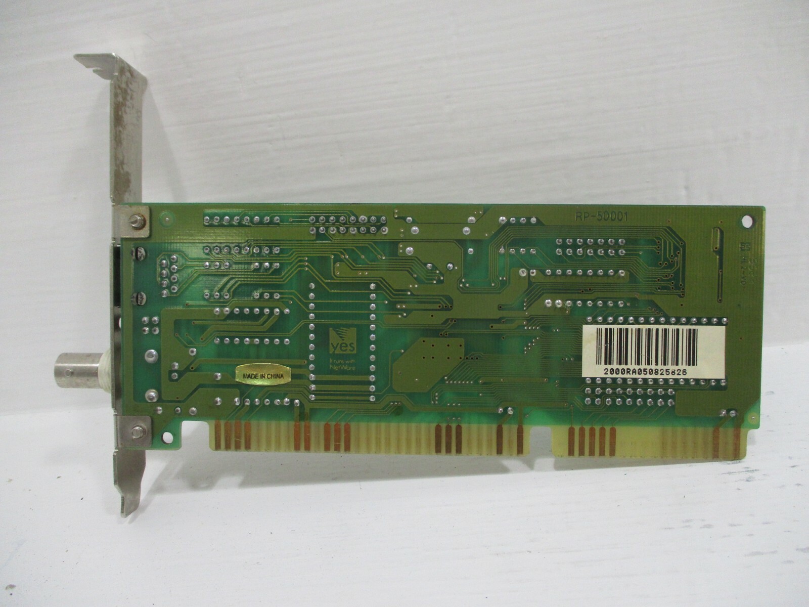 YES RP-50001 ISA Network Interface Card PLC Board Module PC PWA PCB