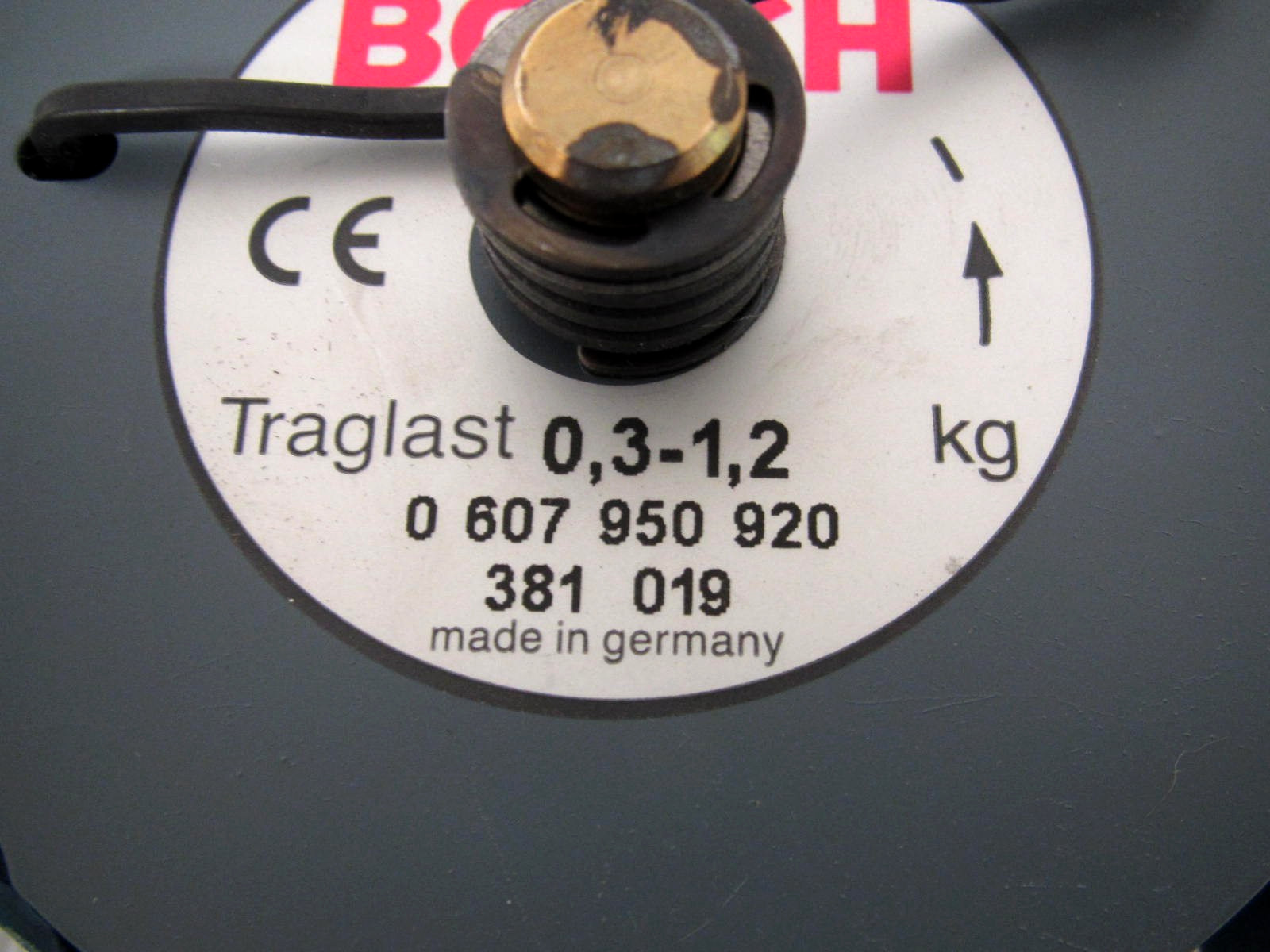 New Bosch 0 607 950 920 / 0.607.950.920 0.3-1.2 kg Cable Reel Tool Balancer