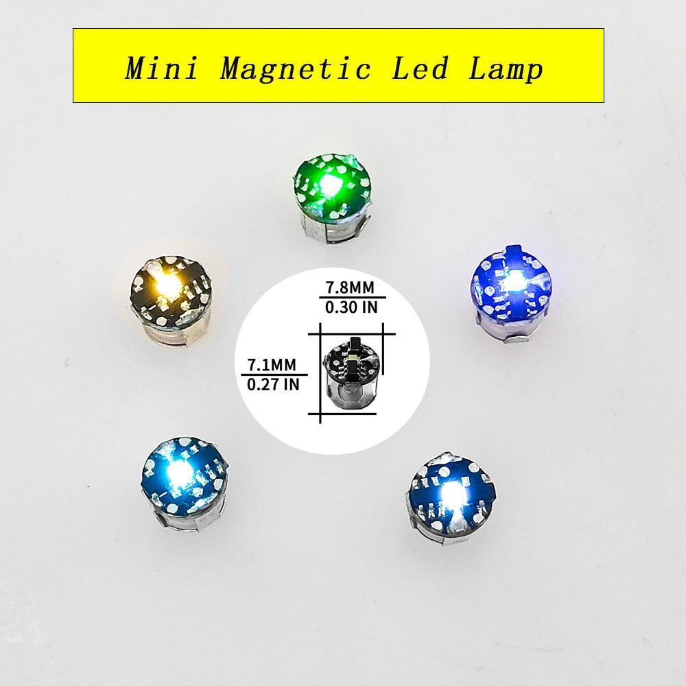 7.8mm *7.1mm Mini Magnetic LED Lamp Toys Diy Model Making General Model Plus Lig