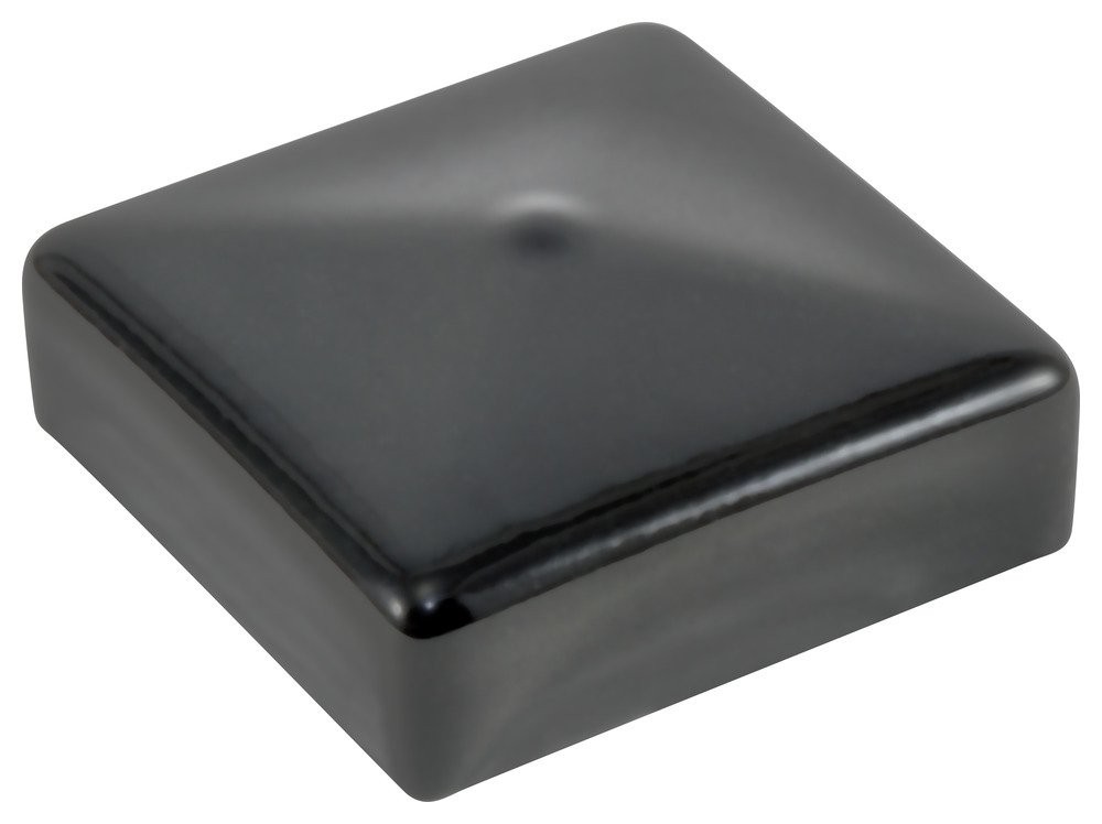 VSC-2000-16 Series Black Plastic Vinyl Square Caps 2.000″ W x 1.000″ H, Pk 10