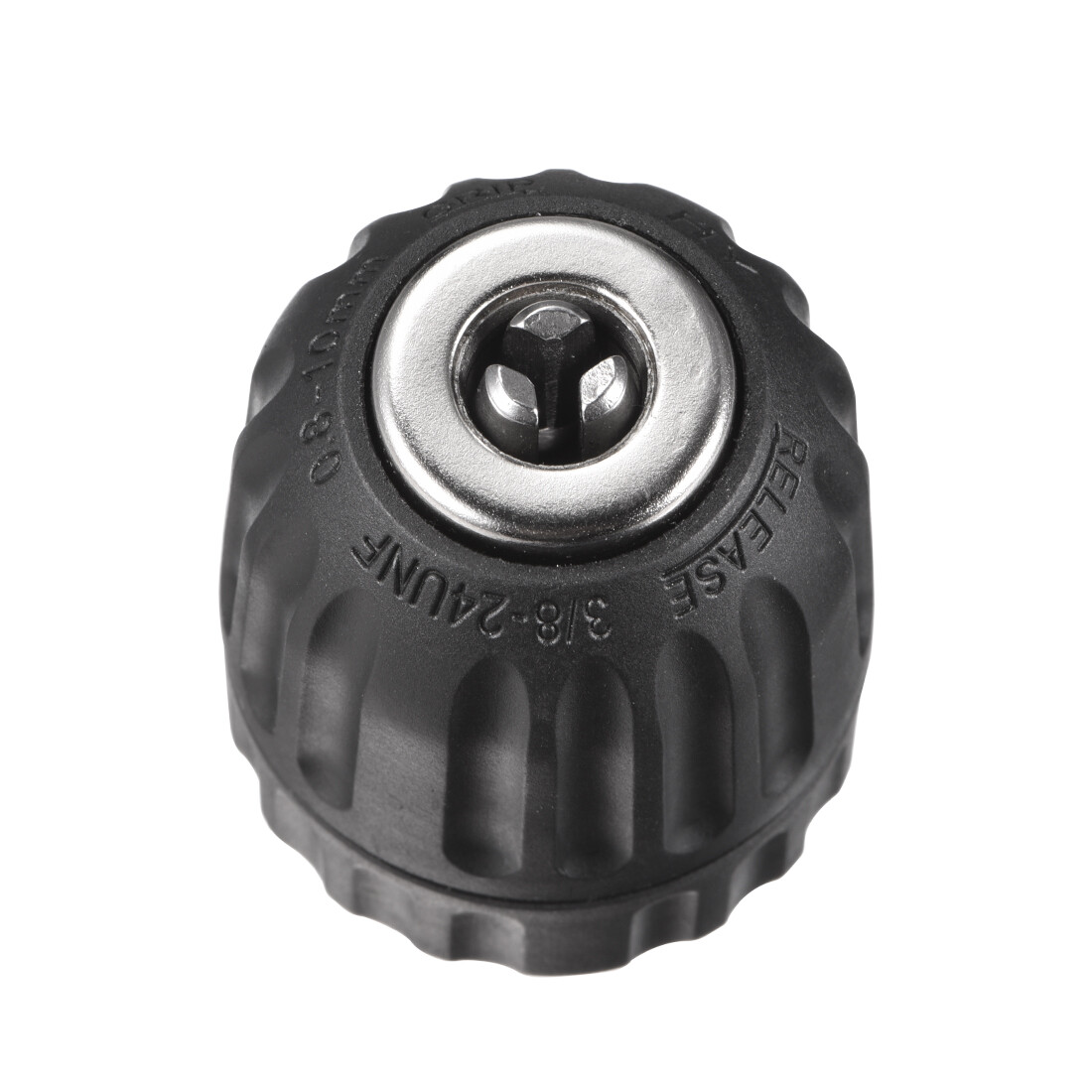 3/8″ Keyless Drill Chuck Hex Shank Adapter 0.8-10mm 3-Jaw for Cordless Drill