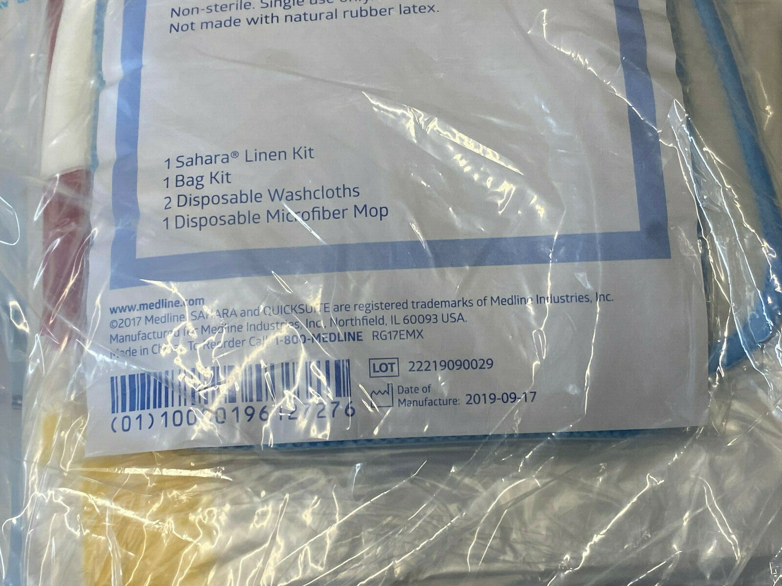 N19: Medline Quicksuite Complete O.R.Turnover Kit Microfiber DYKQSUITEM