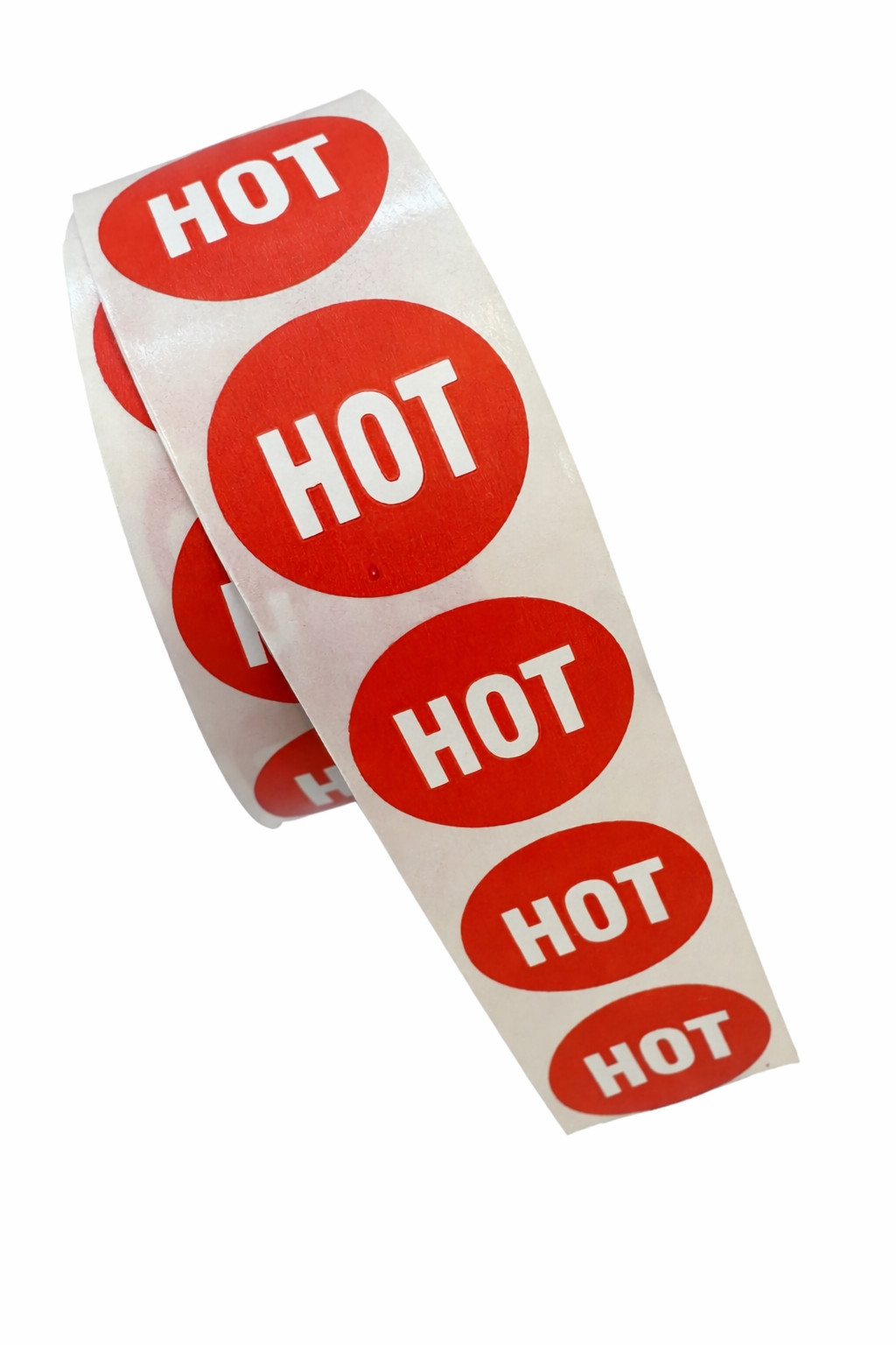 HOT Food Packaging Stickers 1-1/8” Round Labels 1000 Total – Easy Peel & Stick