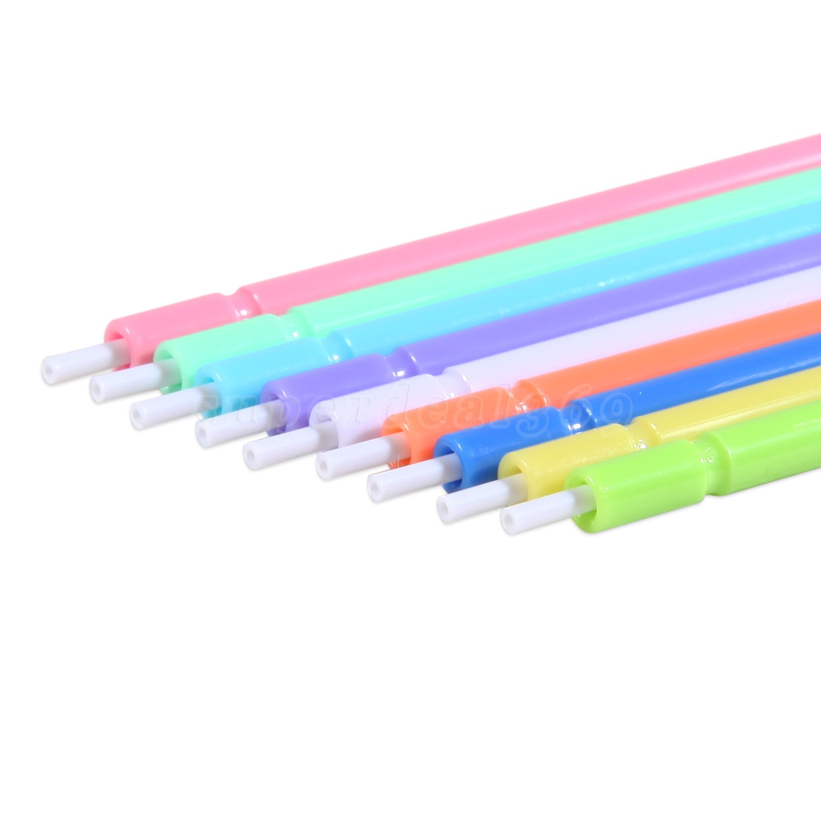 100PCS New Dental Polishing Polisher Prophy Cup Brush Nylon Latch Flat Type NO.1