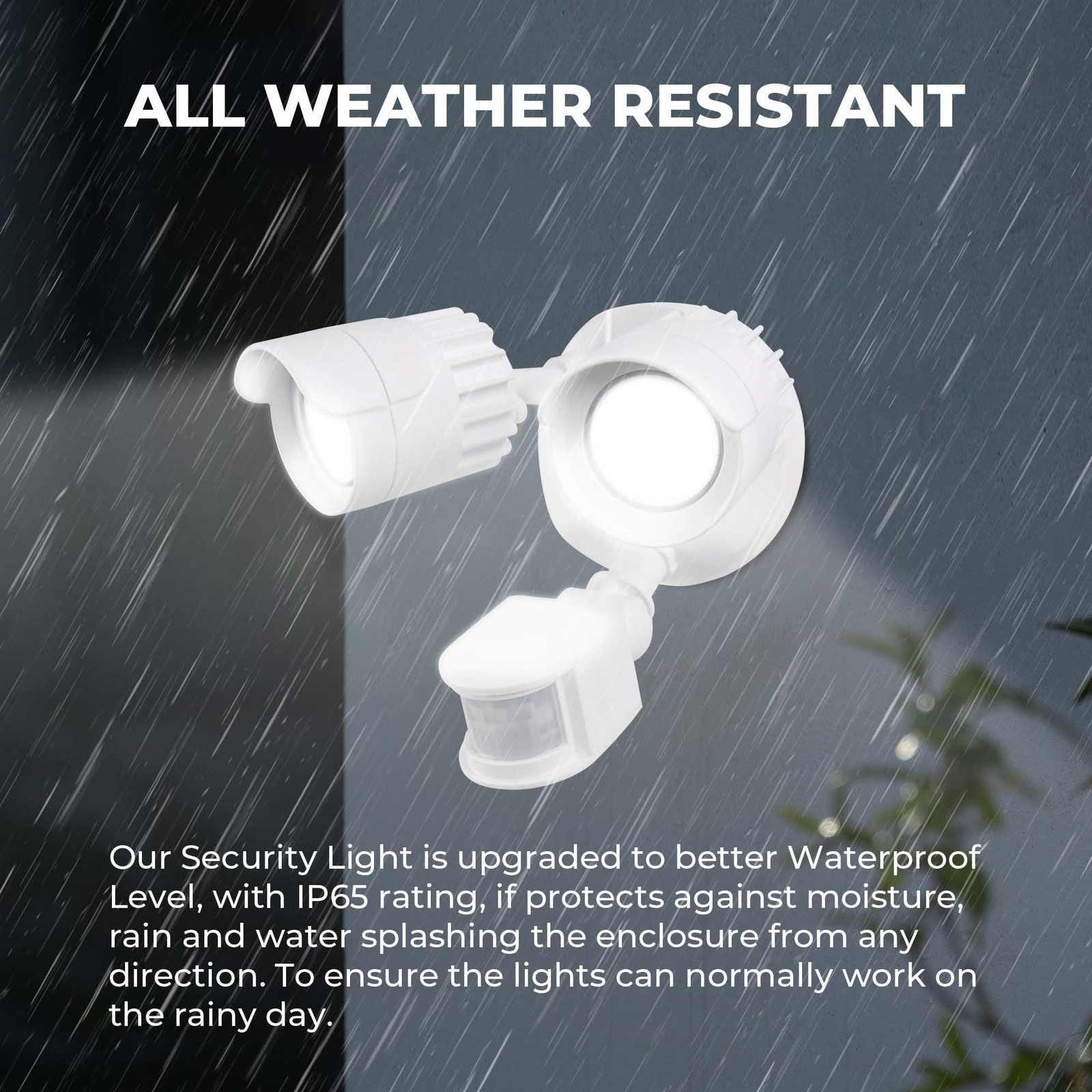 LED Motion Sensor Outdoor Lights, 34W 3500LM 5000K Daylight, IP65 Waterproof,…