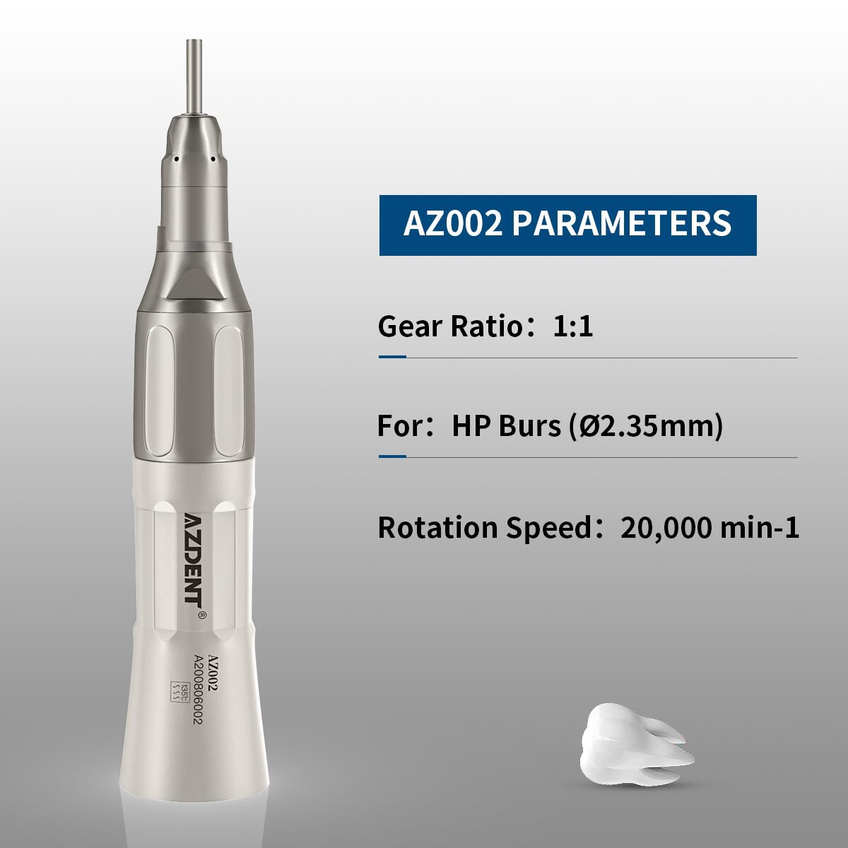 Dental LED High Speed Handpiece Push Turbine 4/2 Holes /Low Speed Contra Angle