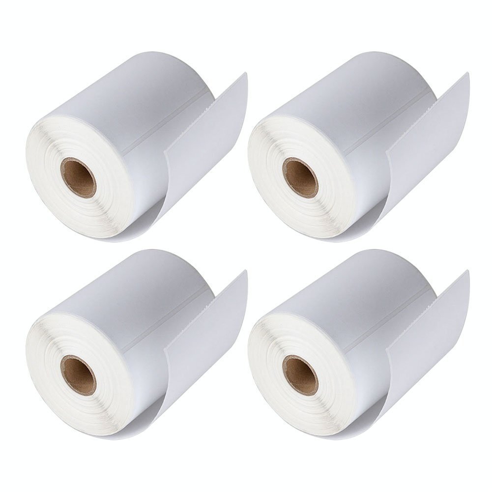 4 Rolls Direct Thermal Shipping Labels 4×6 250/Roll for Zebra 2844 Eltron ZP-450