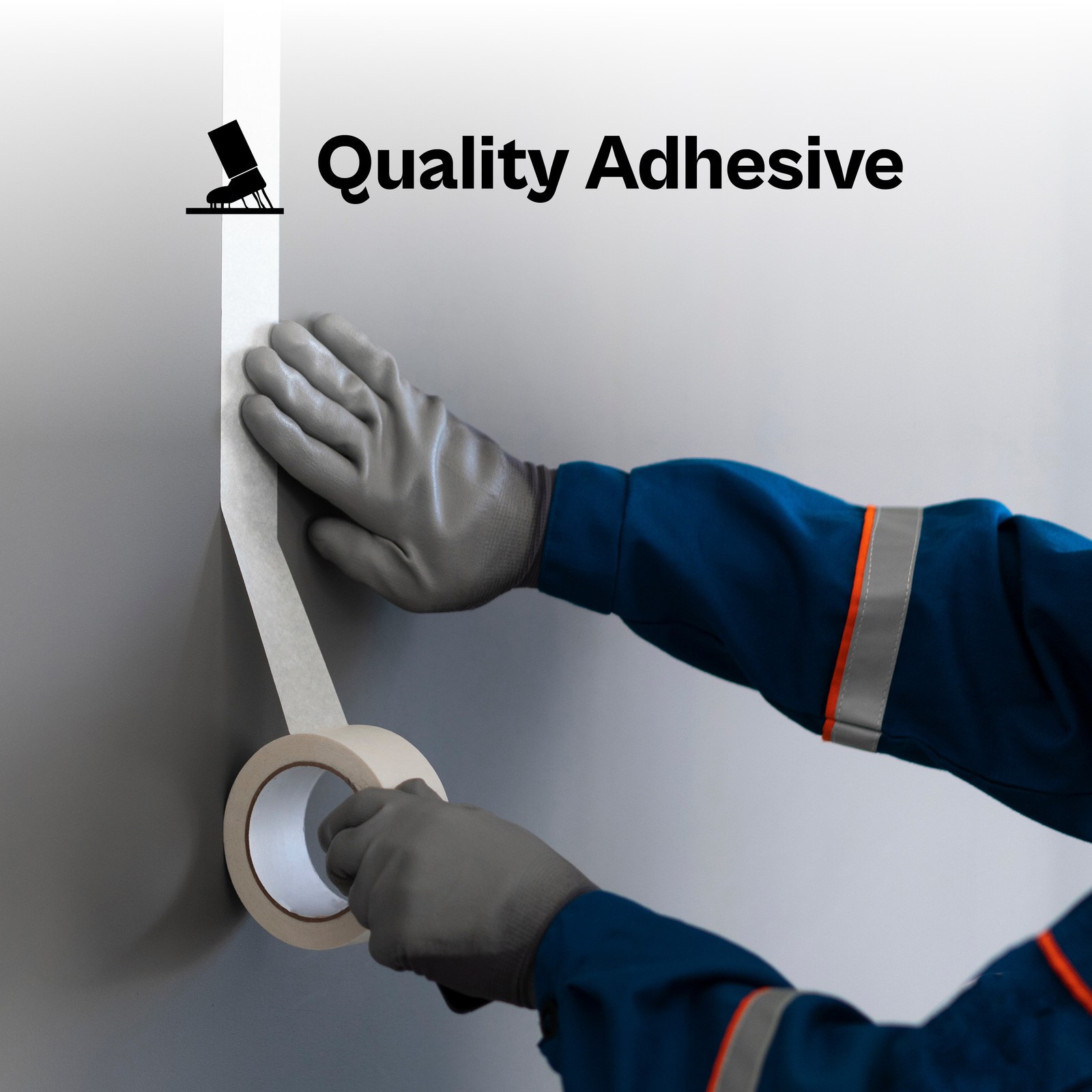 Ivory General Purpose Masking Tape 2″x60 Yards 4.3 Mil Packing Tape 24 Rls