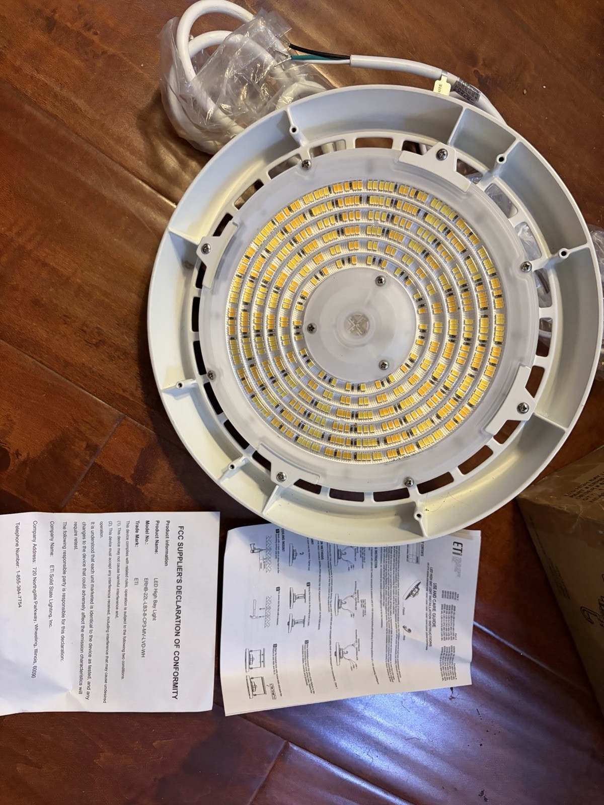 ETi LED High Bay Light ERHB-22L-LB3 150W 22500LM 3500K 4000K 5000K IP65