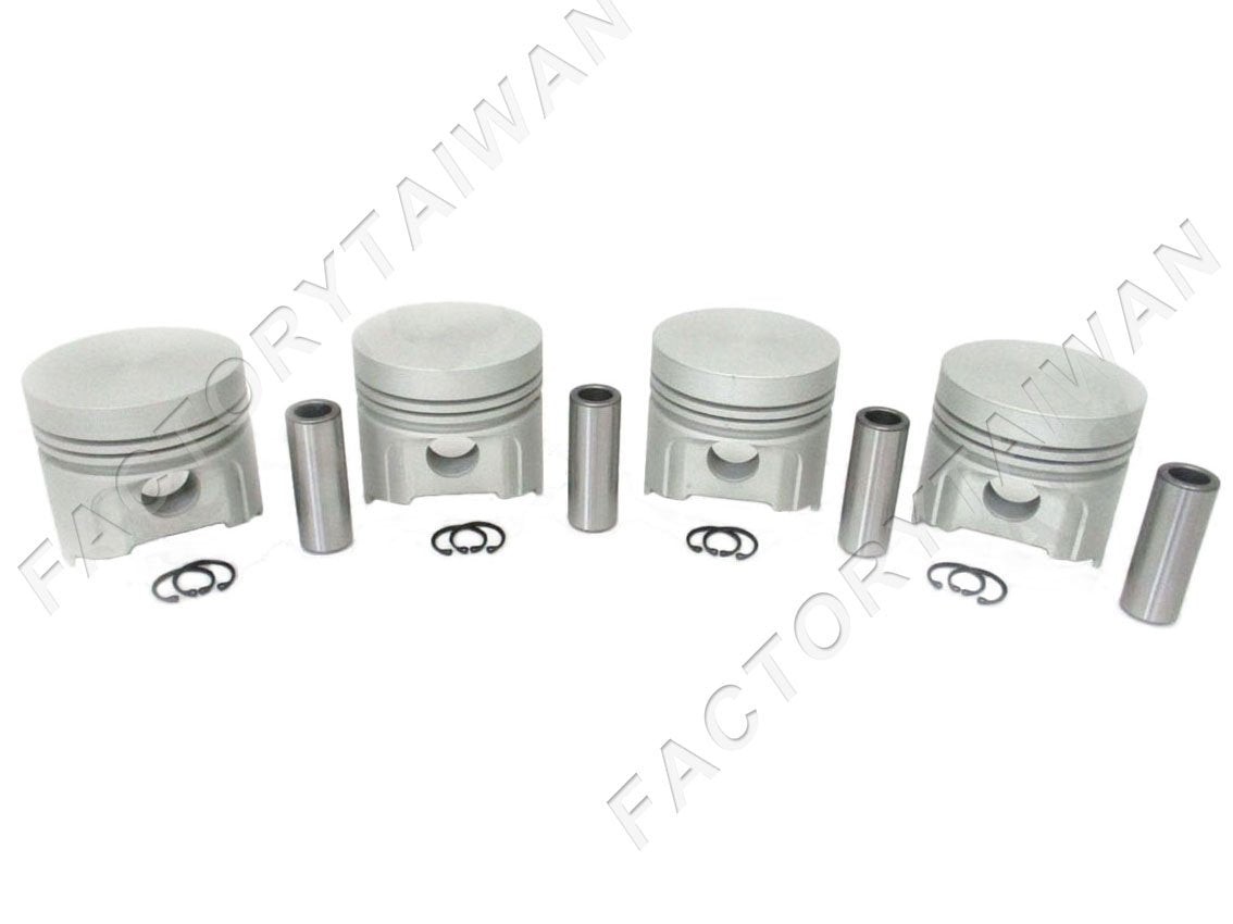 Factorytaiwan Pistons Set STD 85mm for Kubota V1902 (100% Taiwan Made) x 4 Pcs