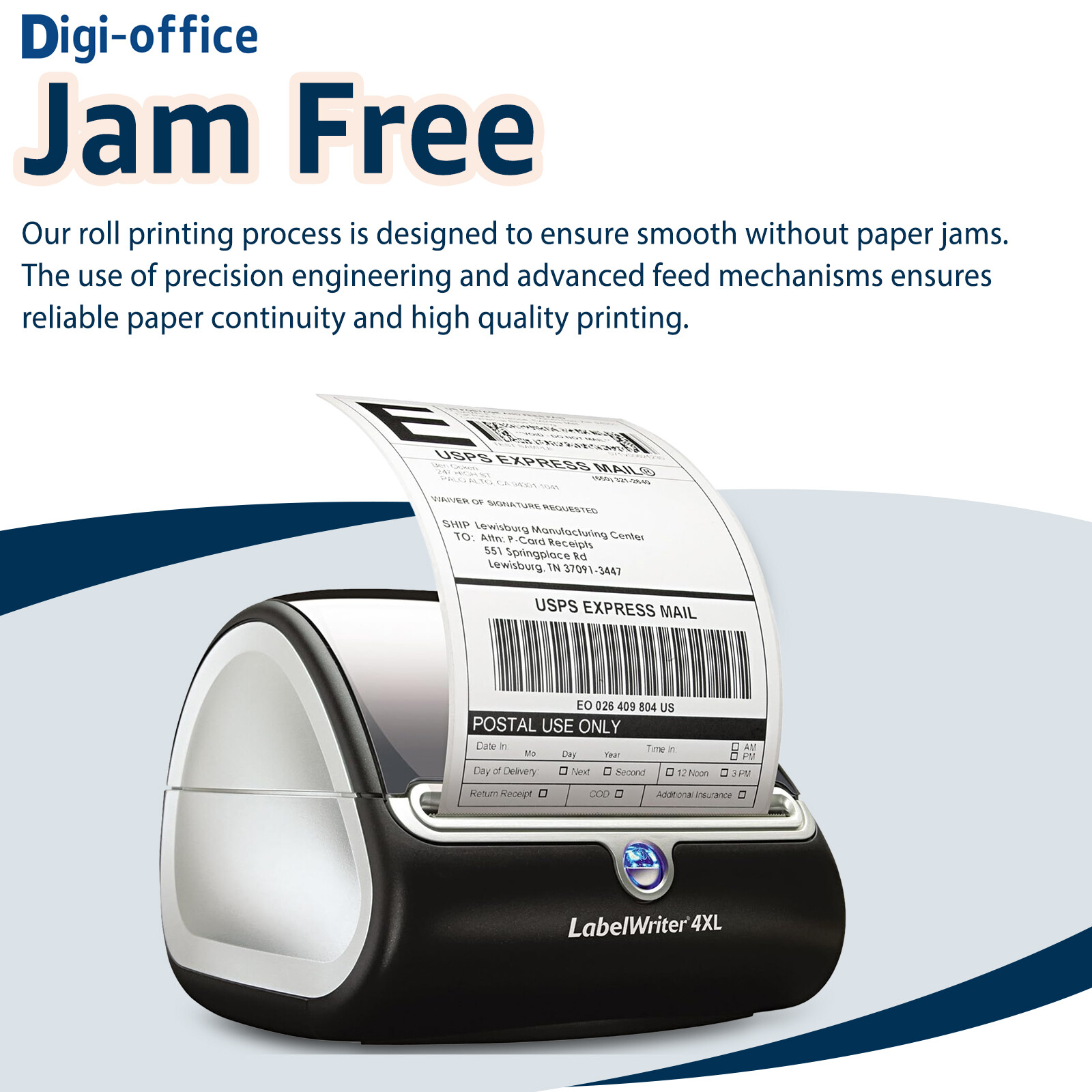Multipurpose Labels Compatible For Dymo Labelwriter 30336 500/Roll 1” X 2 1/8”