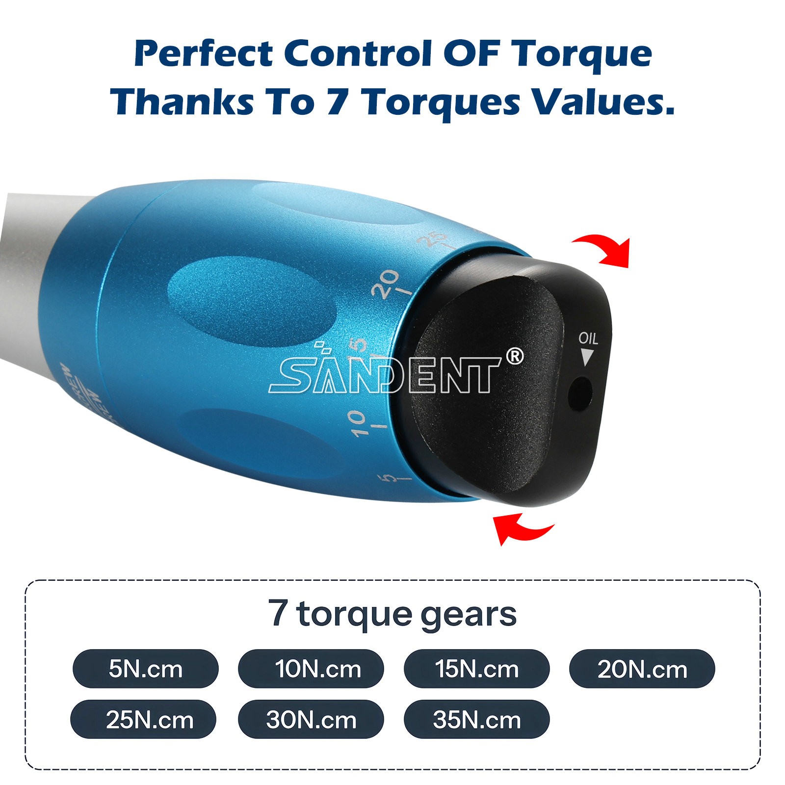 Dental Universal Implant Kit Torque Wrench Contra Angle Handpiece & 16 Drivers