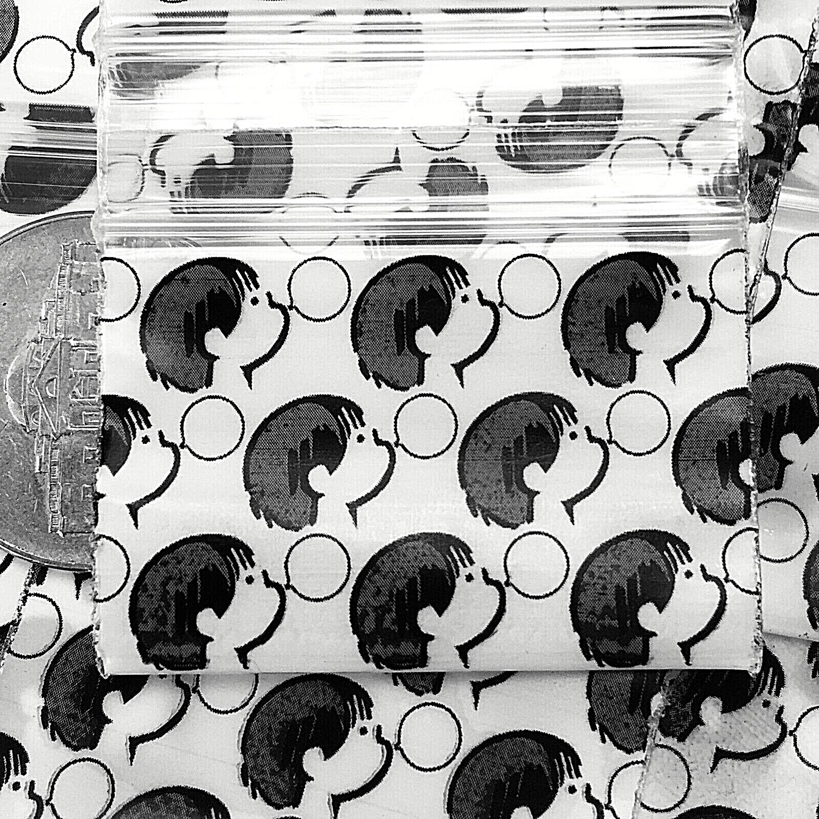 2 MIL 1510 BAGGIES ZIP DESIGN BAGS 1000PCS 1.5″ X 1″ CHOOSE DESIGN, READ DETAILS