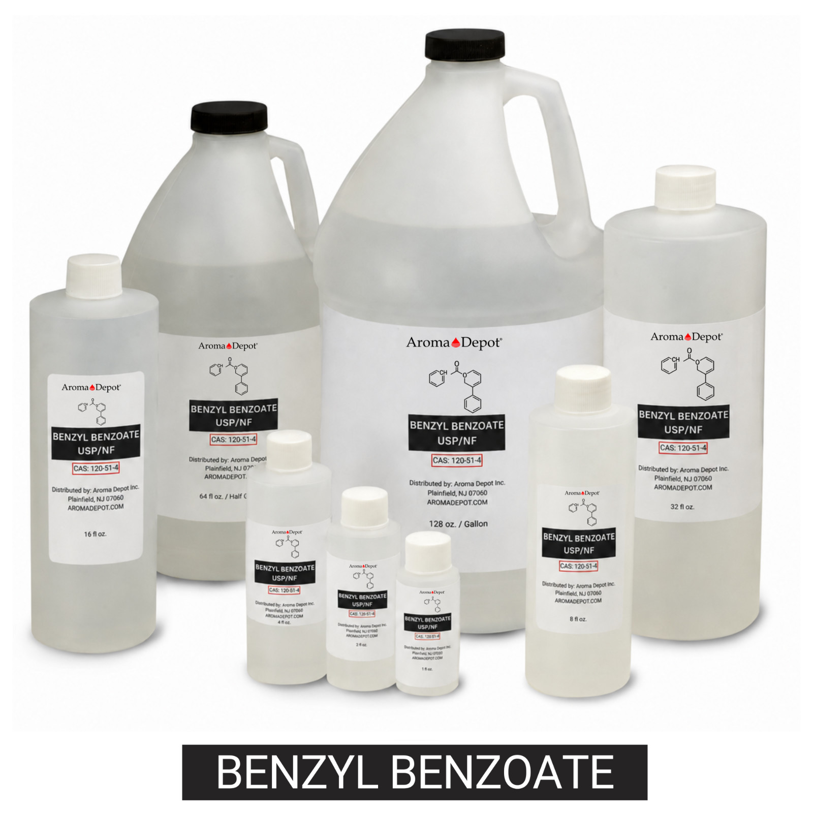 16 oz. Benzyl Benzoate USP/NF Wholesale Cas: 120-51-4 Bulk for Aroma, Cosmetics