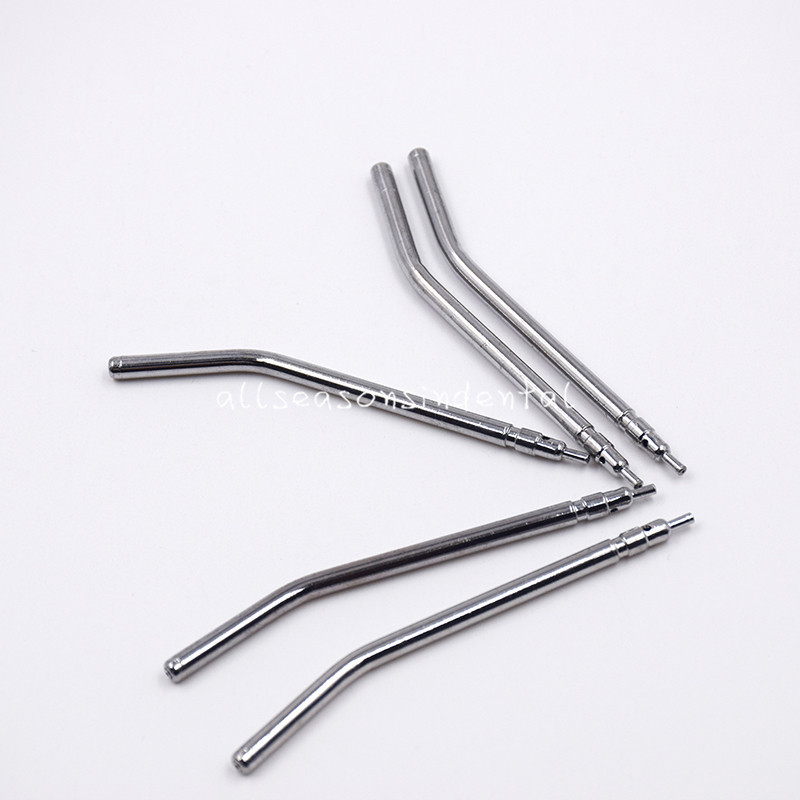 10/50/100 Pc Dental Air Water Triple 3-Way Spray Syringe Metal Spray Nozzle Tips