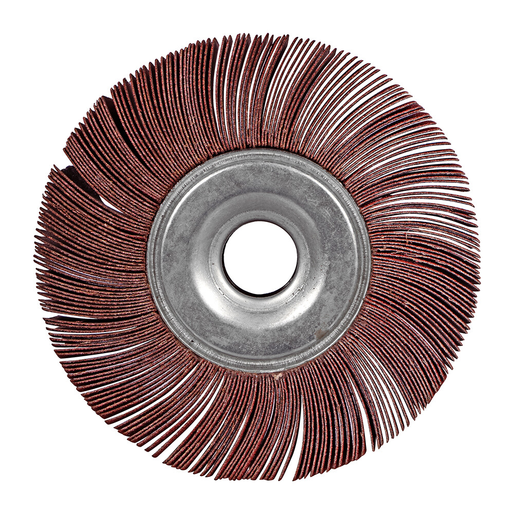 6″ x 2″ x 1″ Inch 80 Grit Bench Pedestal Grinder Premium Unmounted Flap Wheel
